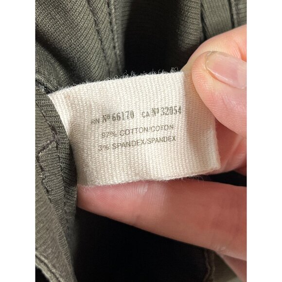 Daughters of the Liberation Anthropologie Washed‎ Olive Green Cargo Trousers 6 - Picture 7 of 10